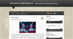 Desktop Screenshot of ensaiosababelados.com.br